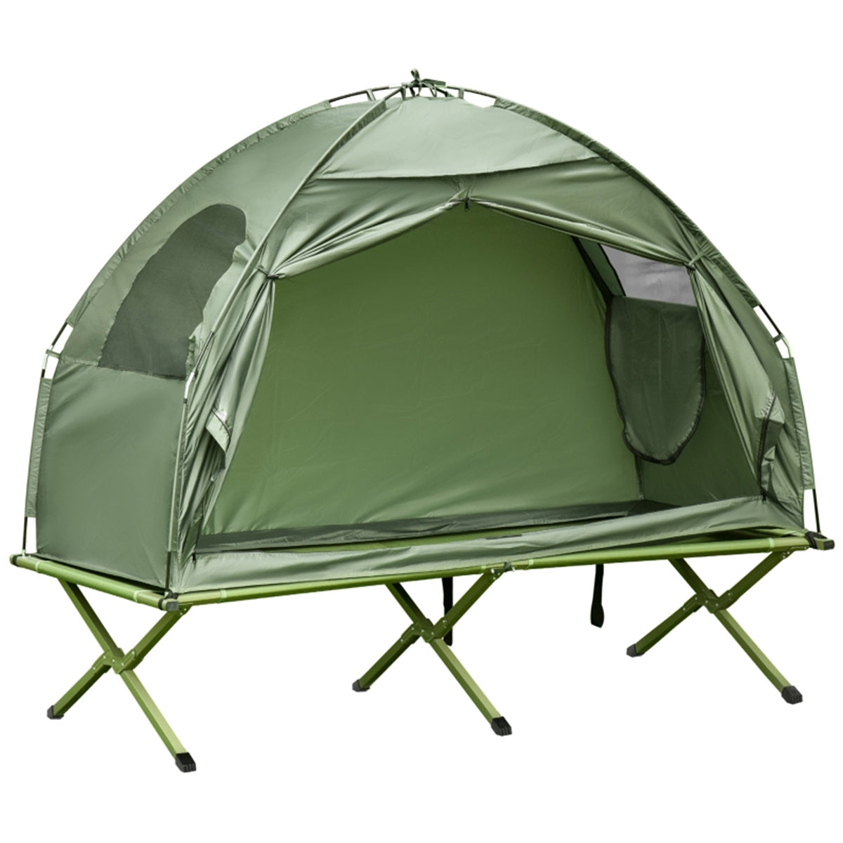 Off Ground Foldable Camping Tent Raised Outdoor Sleeping Cot Tent